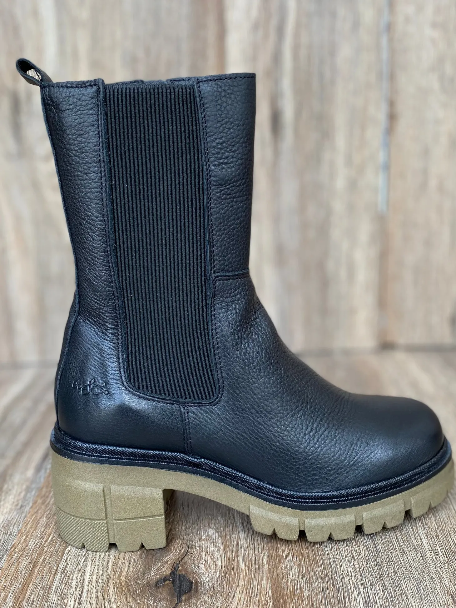Bos & Co - Brunas - Black With Khaki