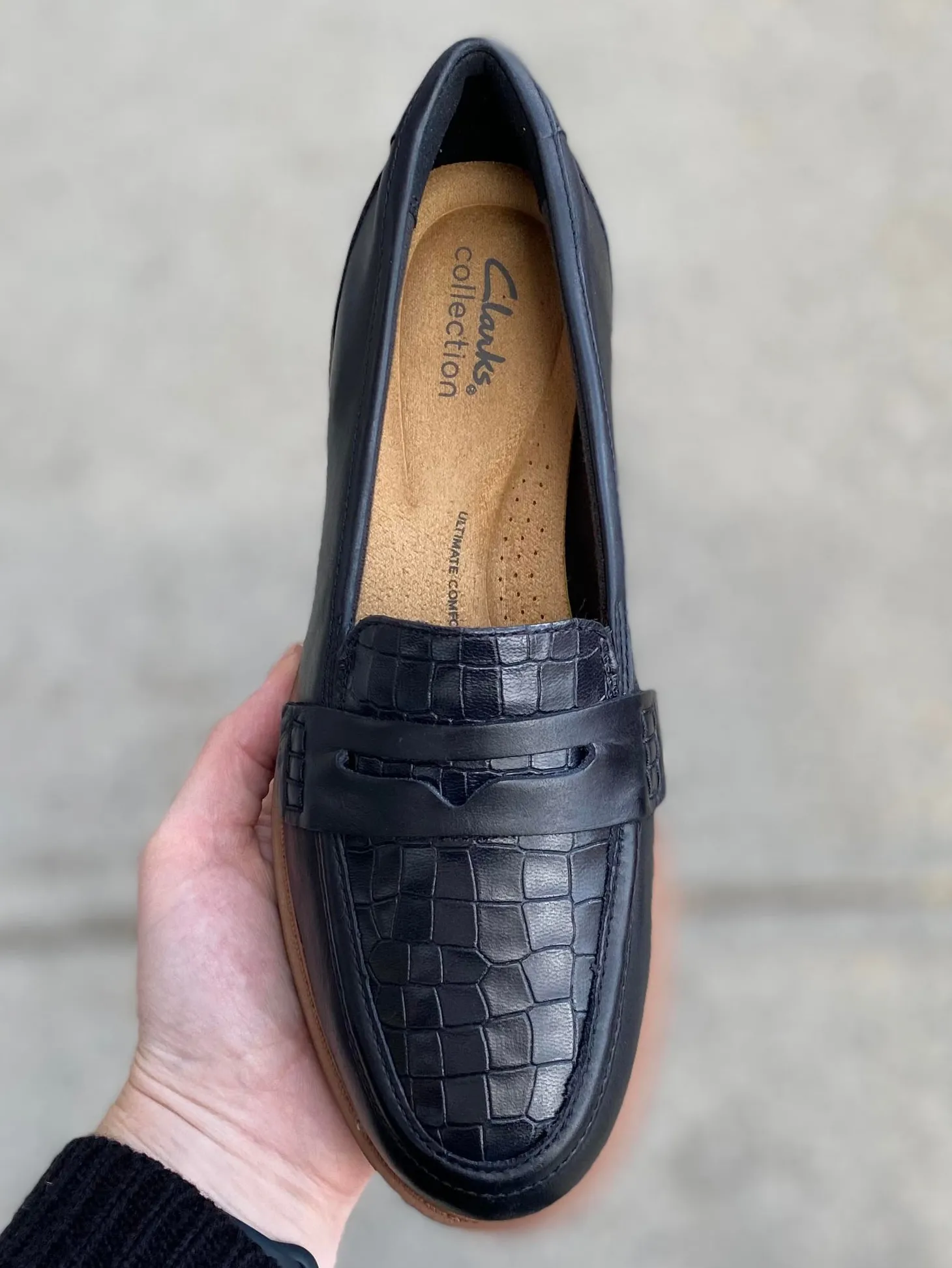 Clarks - Westlynn Ayla- Black *WIDE*
