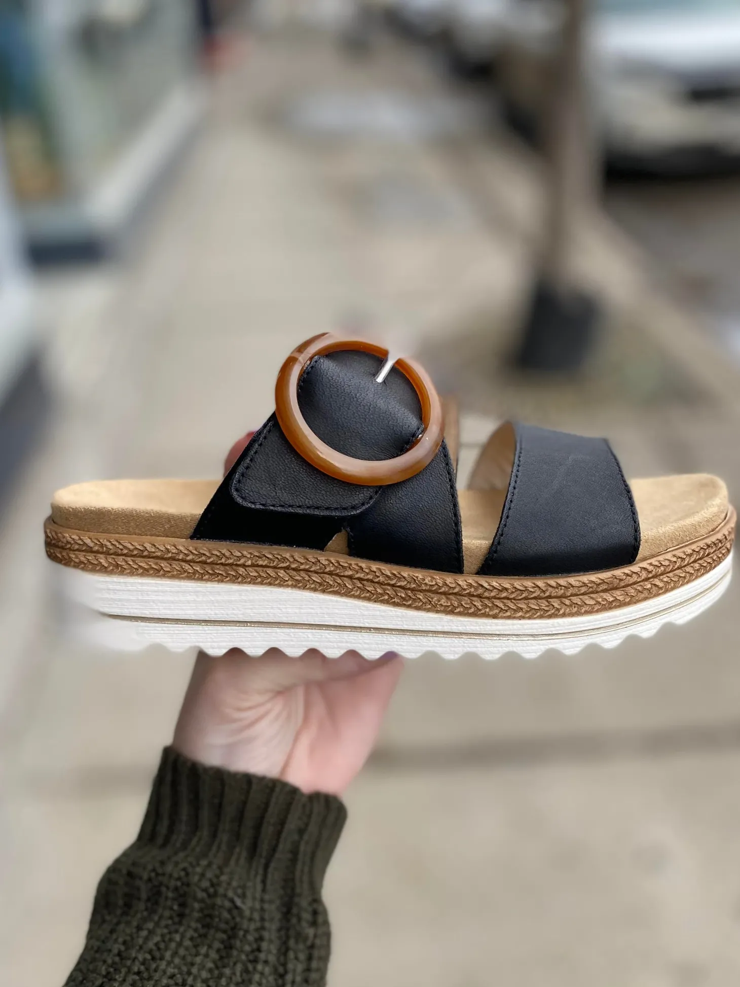 Remonte - Jocelyn Slide - Black