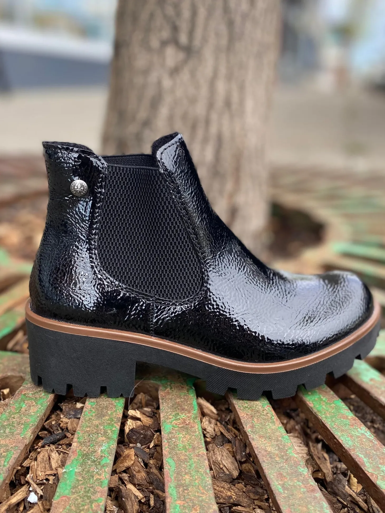 Rieker - Amalia - Patent Black