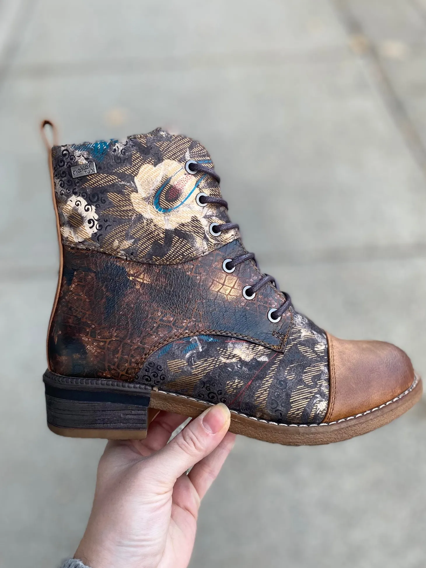 Rieker - Fabrizia - Brown Floral